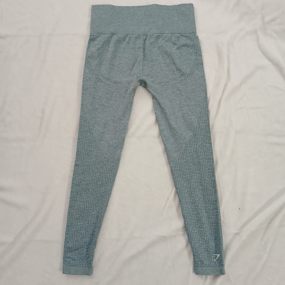 Gymshark Light Teal Seamless Legging, Women's Size Small. - Picture 2 of 9